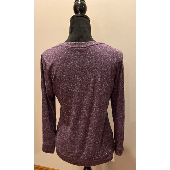 Style & Co Sport Women’s T Shirt Size Small Purple “Wake Up & Love Life” - Picture 6 of 12